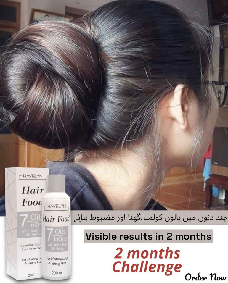 Organic Havelyn Hair Food Oil, improves hair strength and shine Havelyn Hair Food Oil bottle for natural hair nourishment and growth
